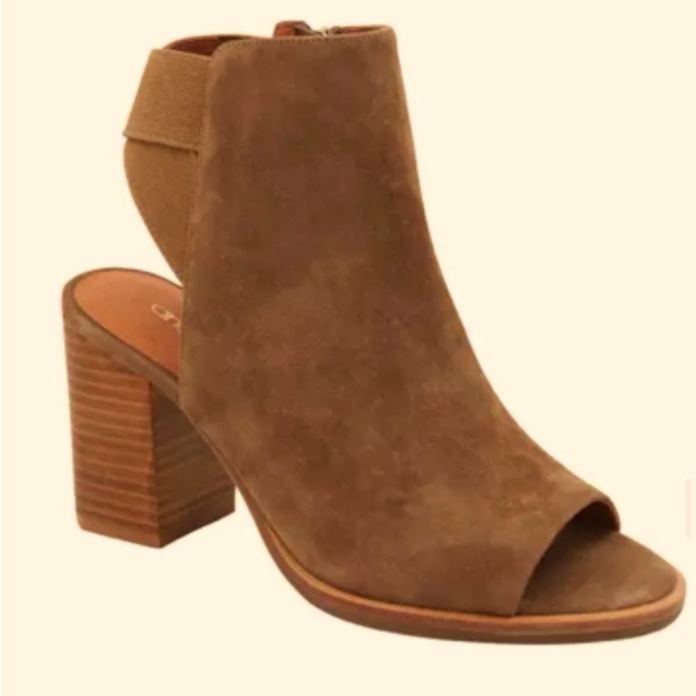 Frye Open Toe Bootie.